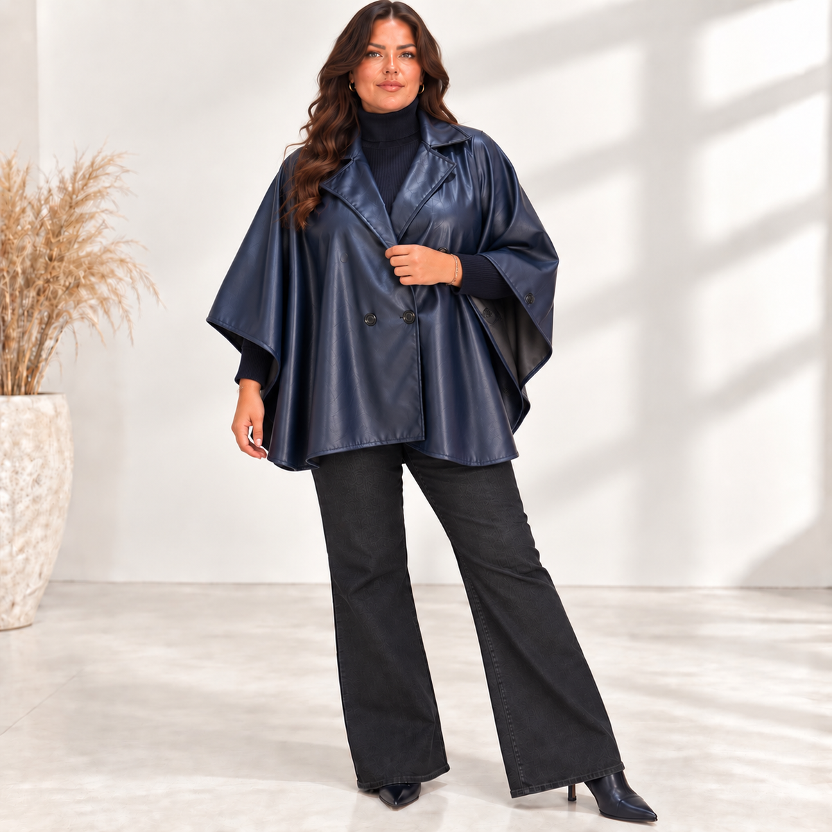 Mantella in simil pelle Chic 3993
