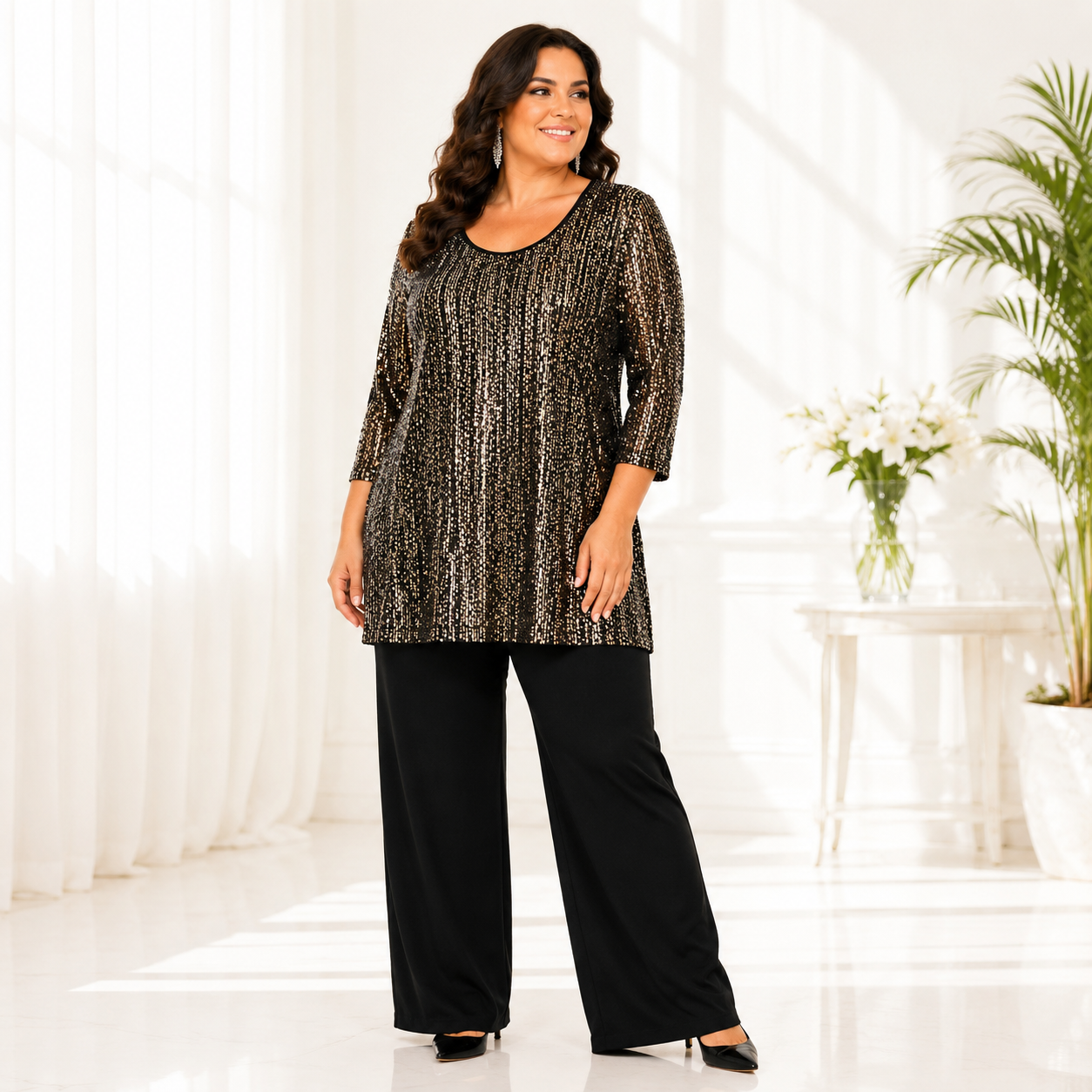 Casacca Glitter Bronze