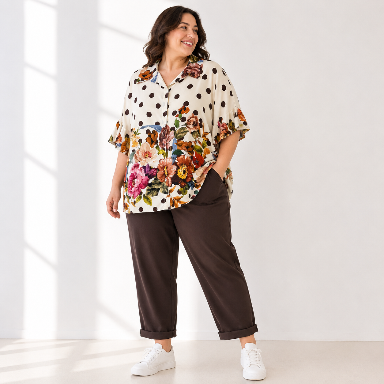 Camicia Pois Fleur