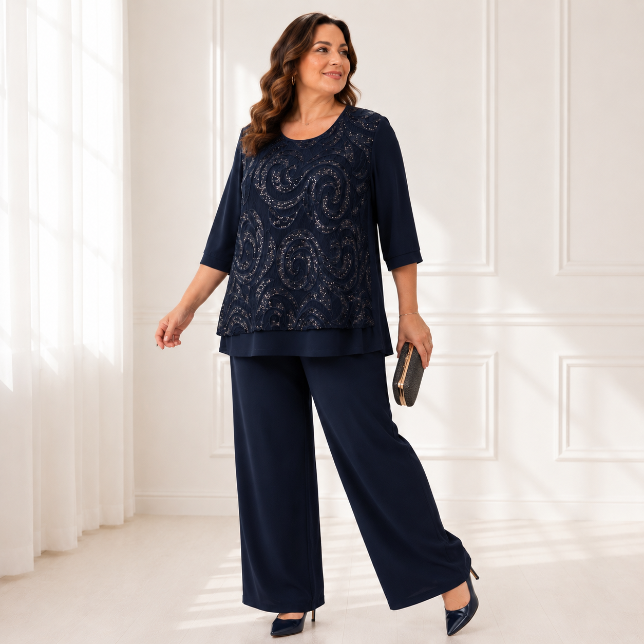 Completo Elegance Ricamato