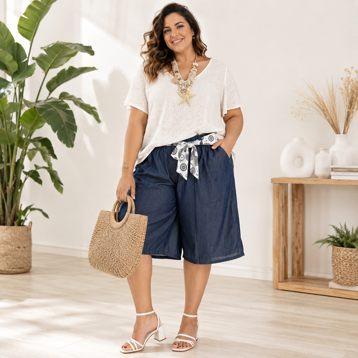Bermuda Capri Denim Soft