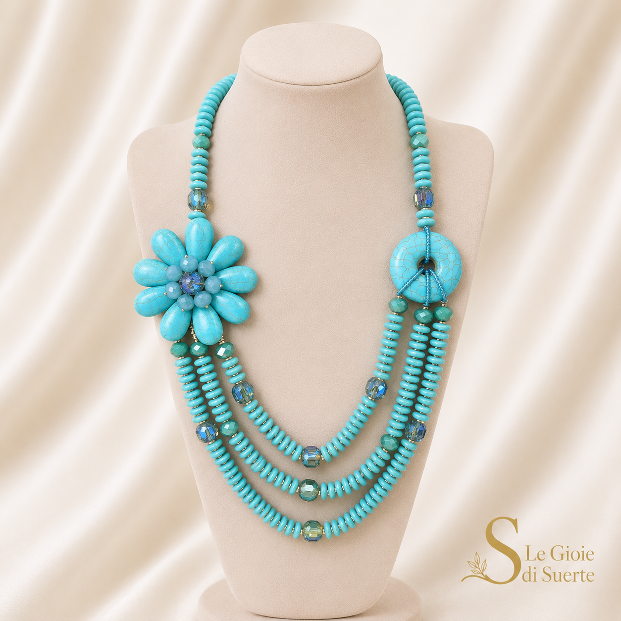 Collana Turchese Fior d’Oceano