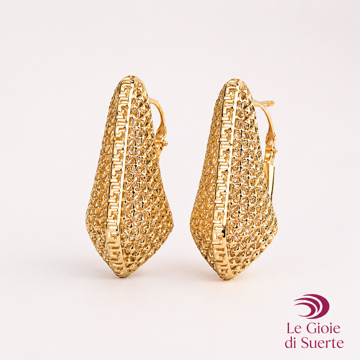 Orecchini Atena Greca Gold