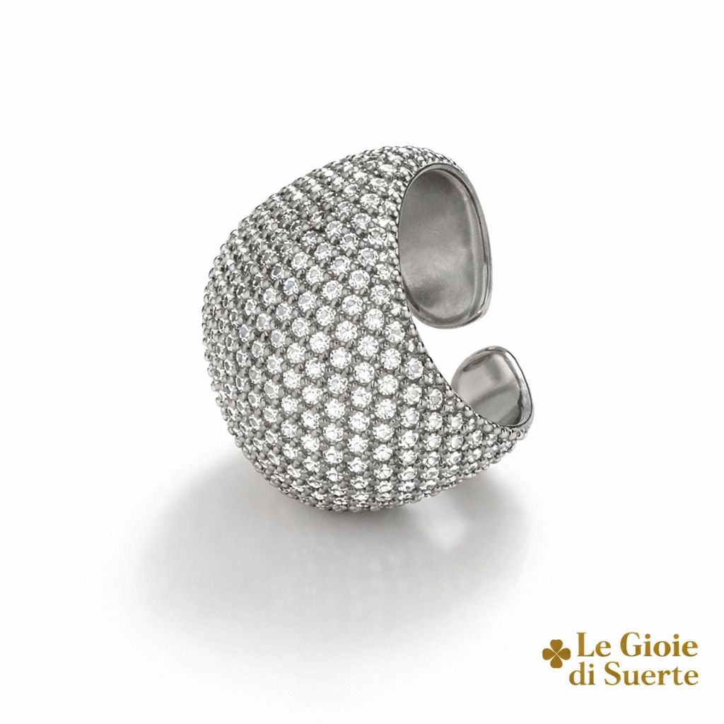 Anello Sparkle Dome Chic
