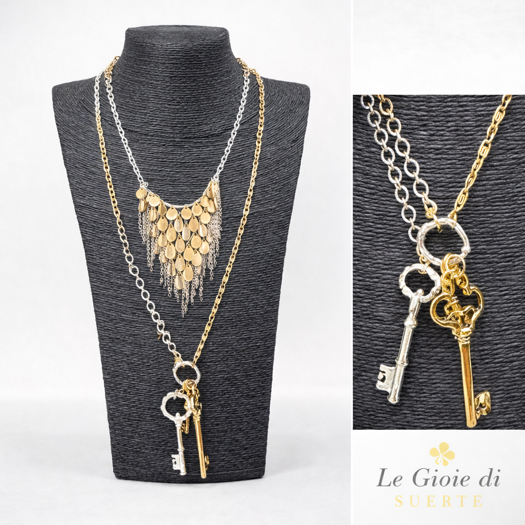 Collana Chiave del Cuore