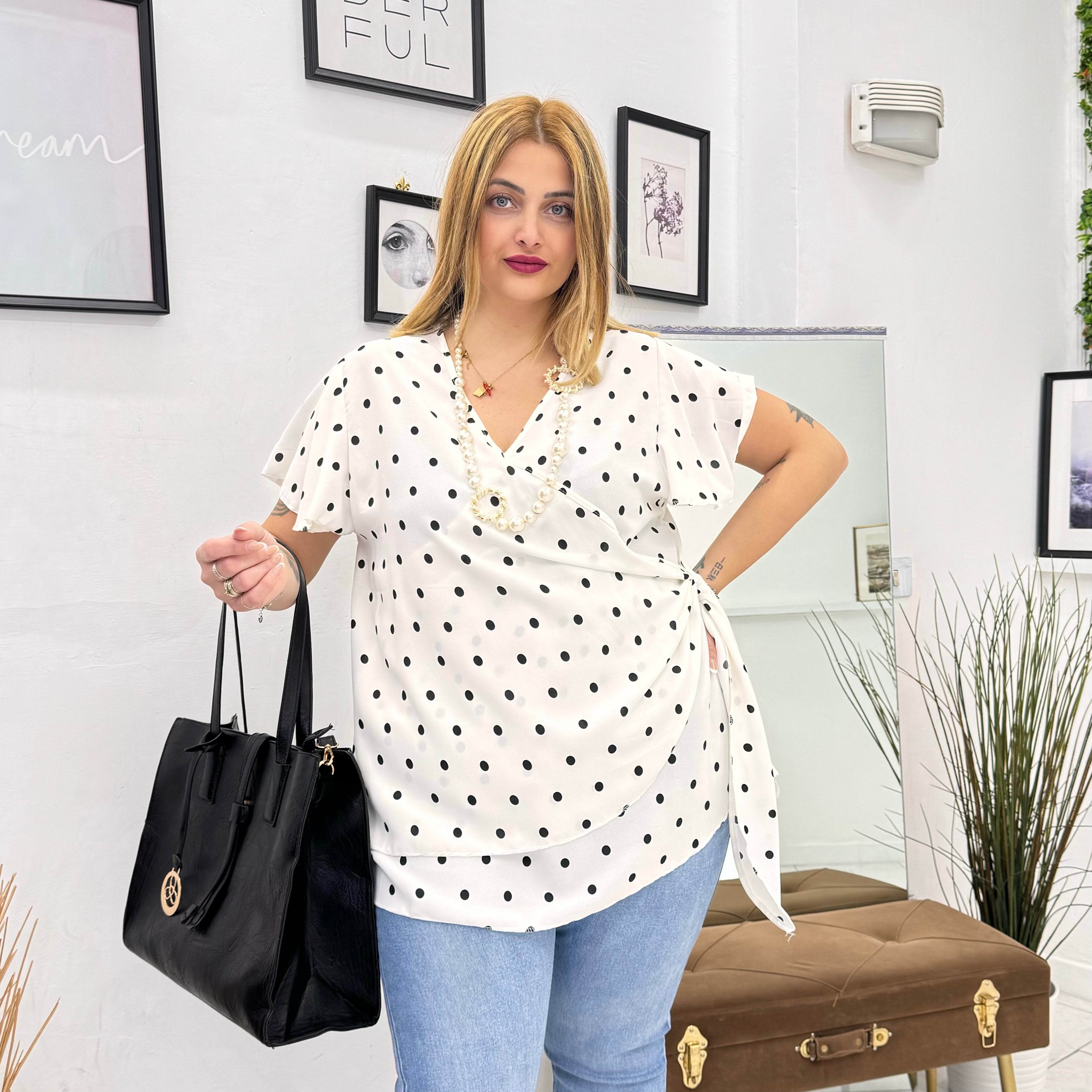 Blusa Pois Paris